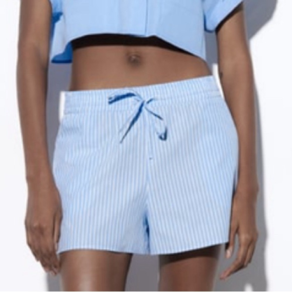 ZARA NWT DRAWSTRING SHORTS XL